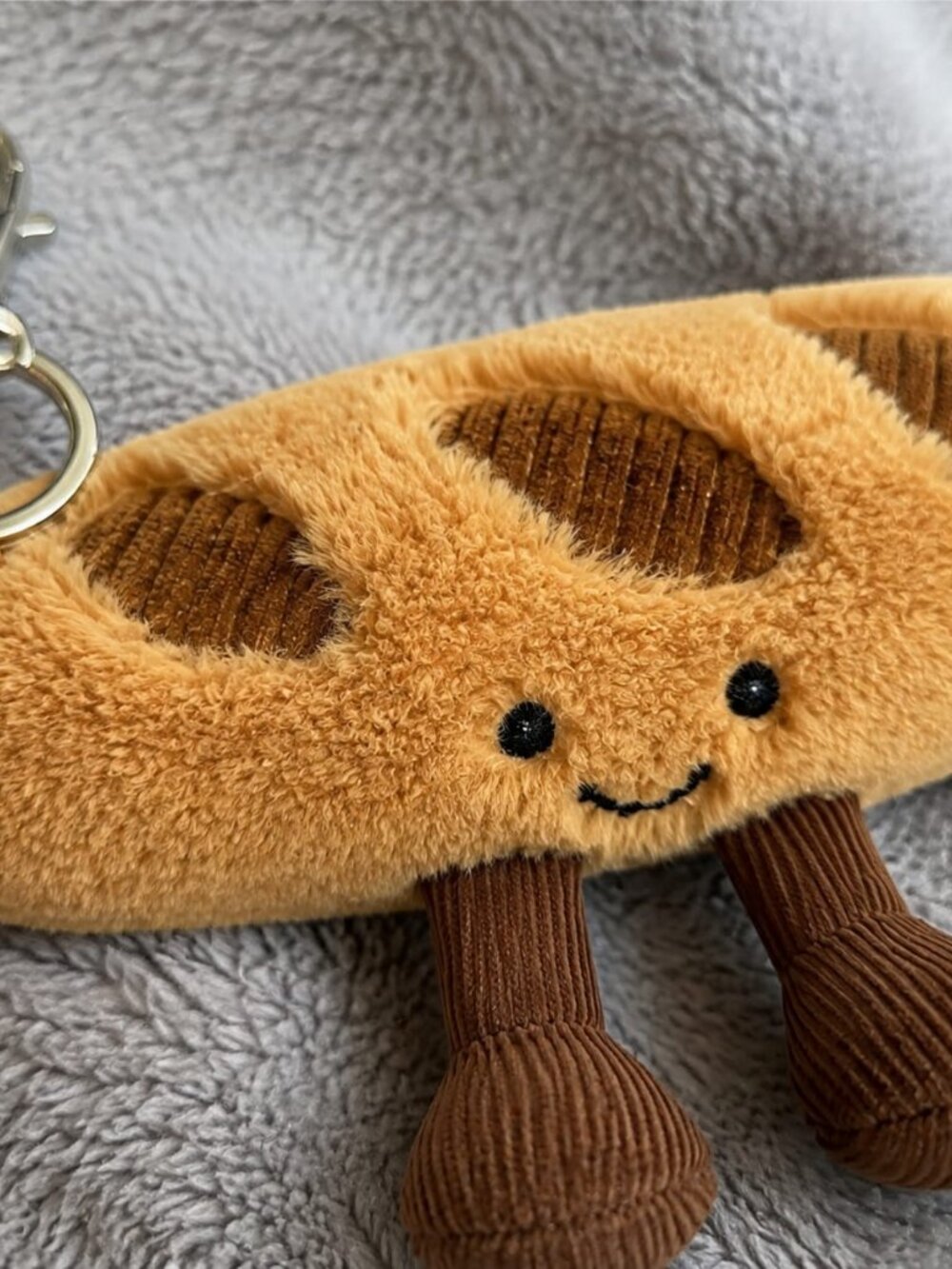 Jellycat Amuseables Baguette Bag Charm keychain New with tags - Picture 4 of 5